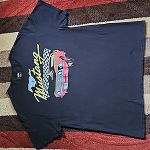 Ford Mustang Black Short Sleeve T-Shirt Men's Size 2X